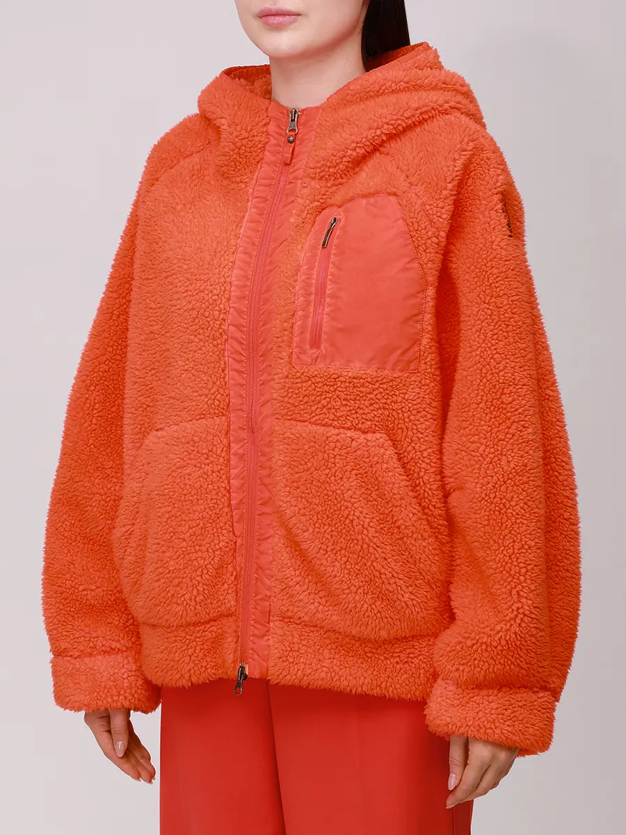 Куртка из экомеха PARAJUMPERS 25WMPWFLPY31/0733 Оранжевый  Фото 4