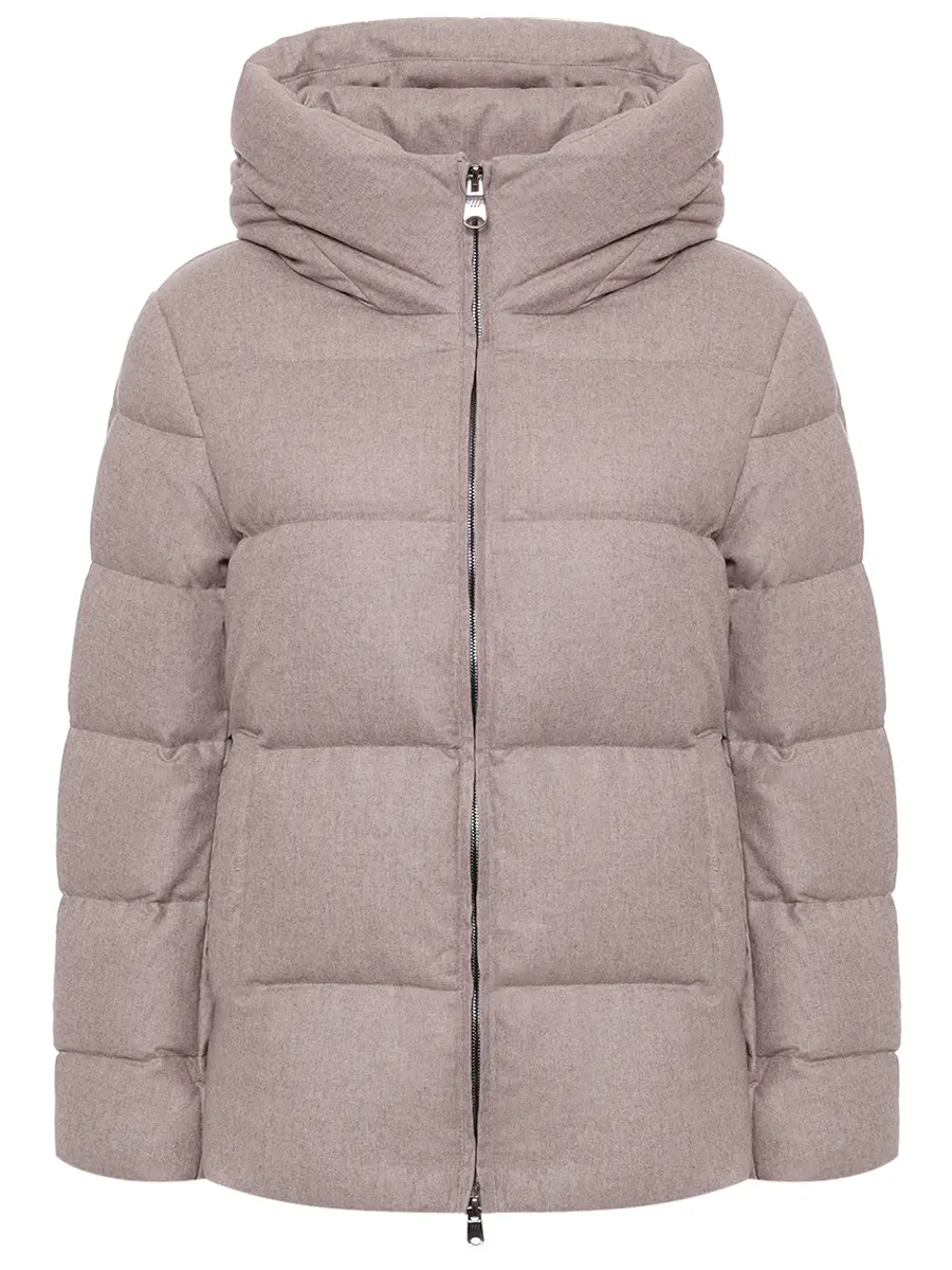 Пуховик стеганый HETREGO 8P744 F 25W015 BBM NIAMH Бежевый 