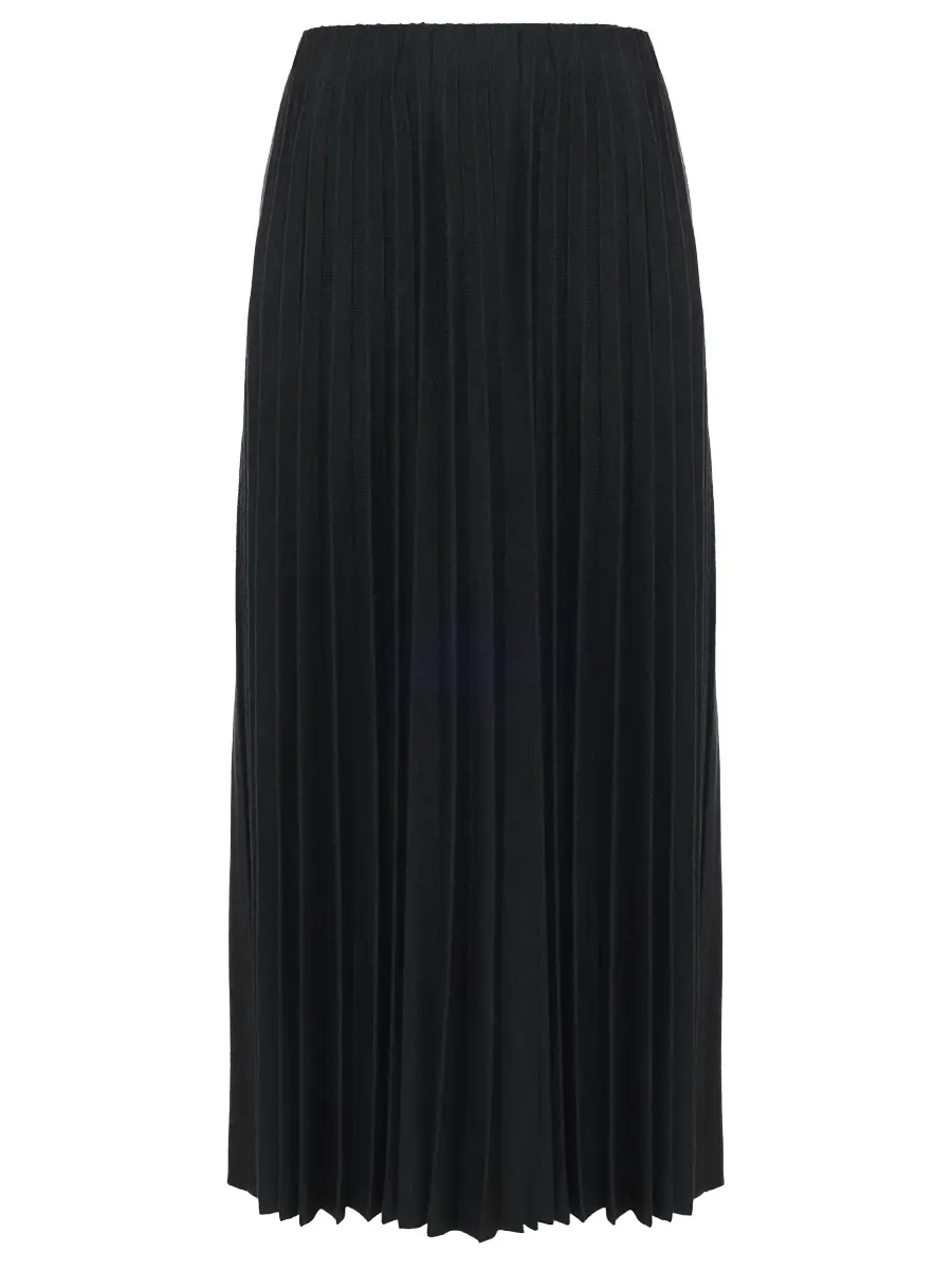 Юбка шерстяная AGNONA KG02020U-9D180NU-E79 Темно Зеленый 