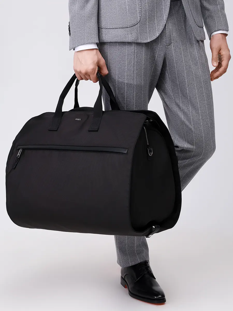 Сумка с портпледом Highway BOSS 50552434/001 Черный  Фото 2