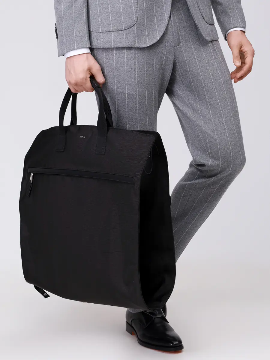 Сумка с портпледом Highway BOSS 50552434/001 Черный  Фото 4