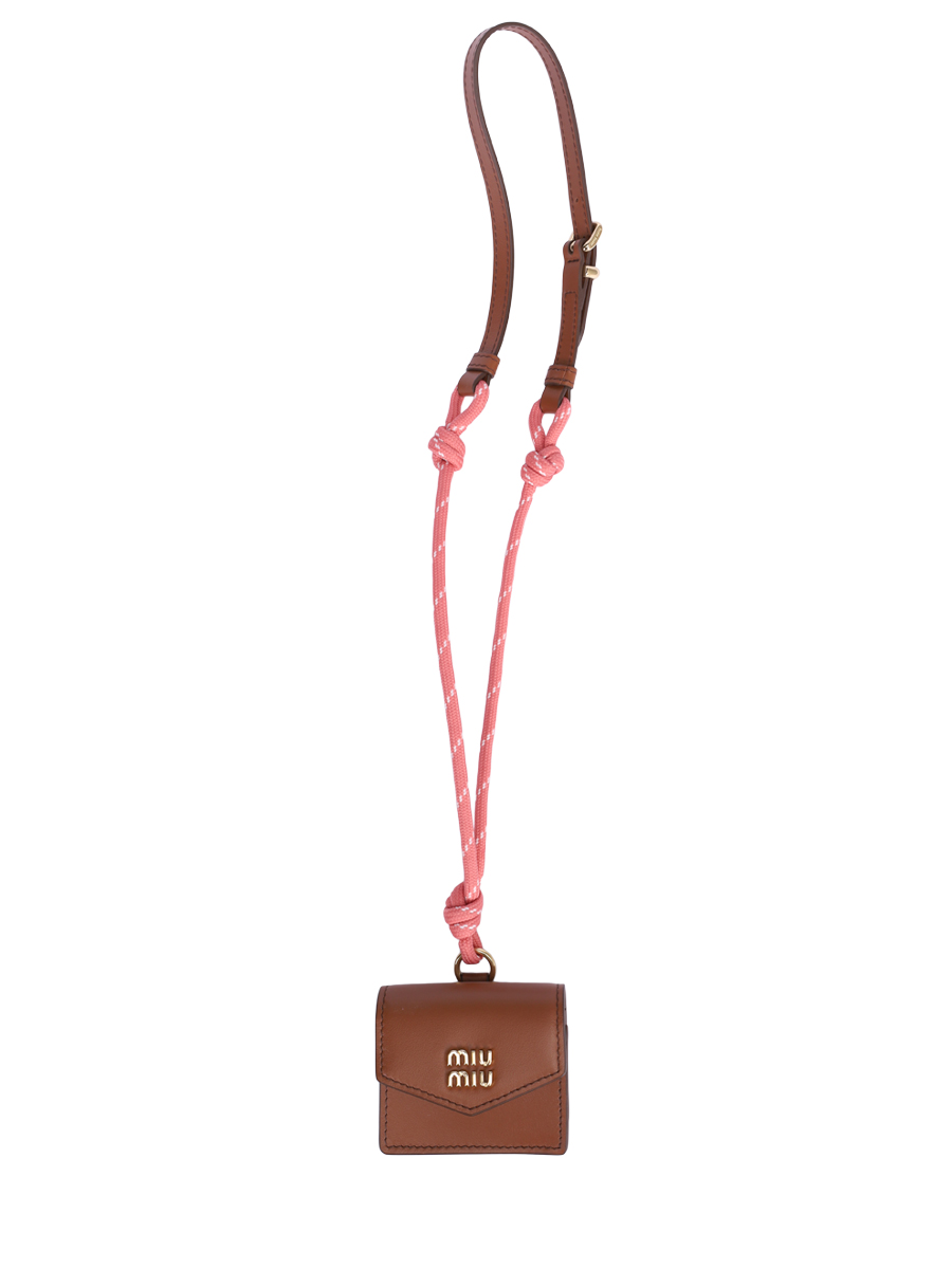 Брелок кожаный MIU MIU