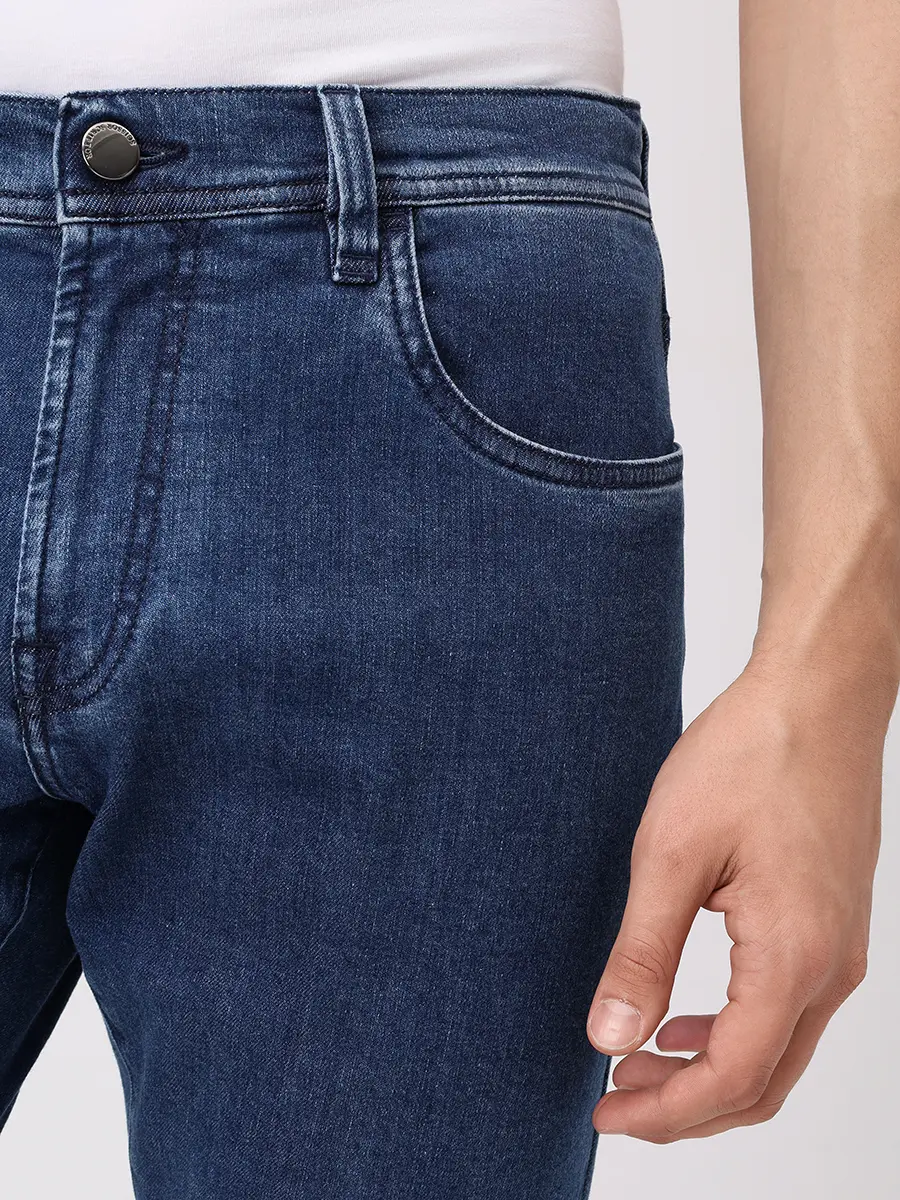 Джинсы Slim Fit хлопковые SCISSOR SCRIPTOR COSTANTINO T325 W2 Синий  Фото 5