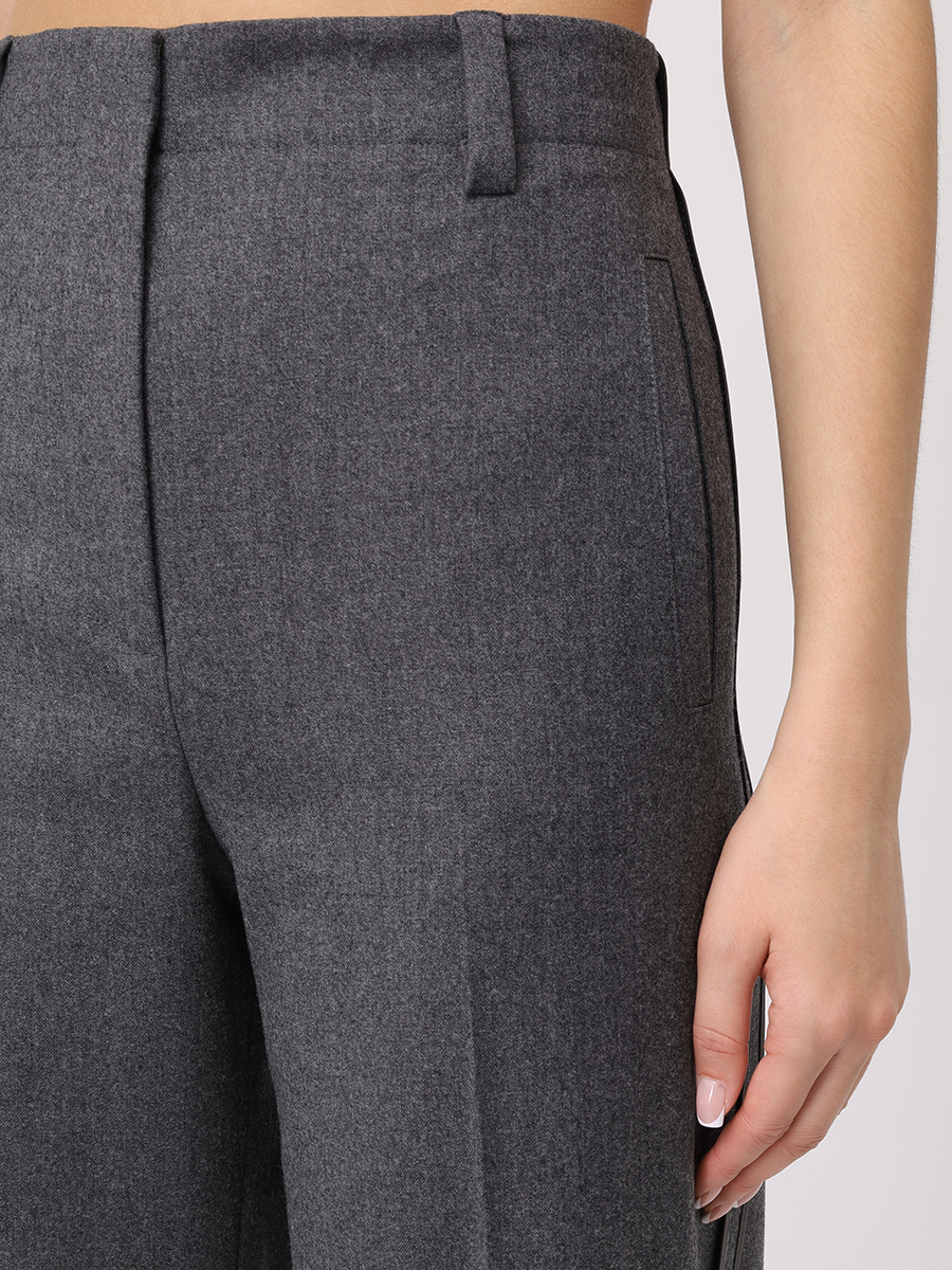 Брюки из шерсти и вискозы ANTONELLI FIRENZE P8172-875B-909  Фото 5