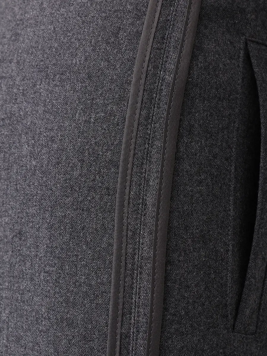 Брюки из шерсти и вискозы ANTONELLI FIRENZE P8172-875B-909  Фото 6