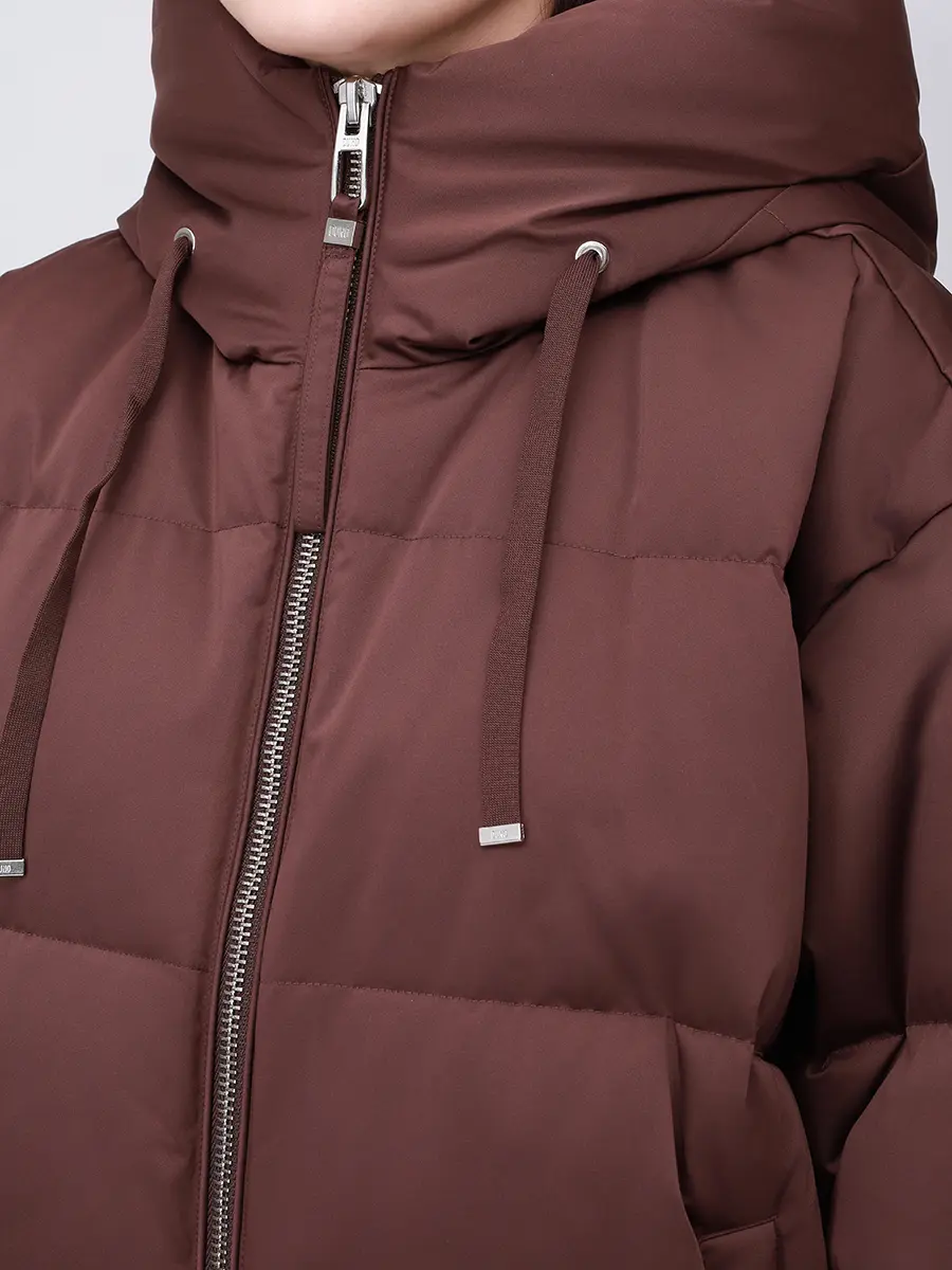 Пуховик стеганый DUNO HEKA 693 Бордовый  Фото 5