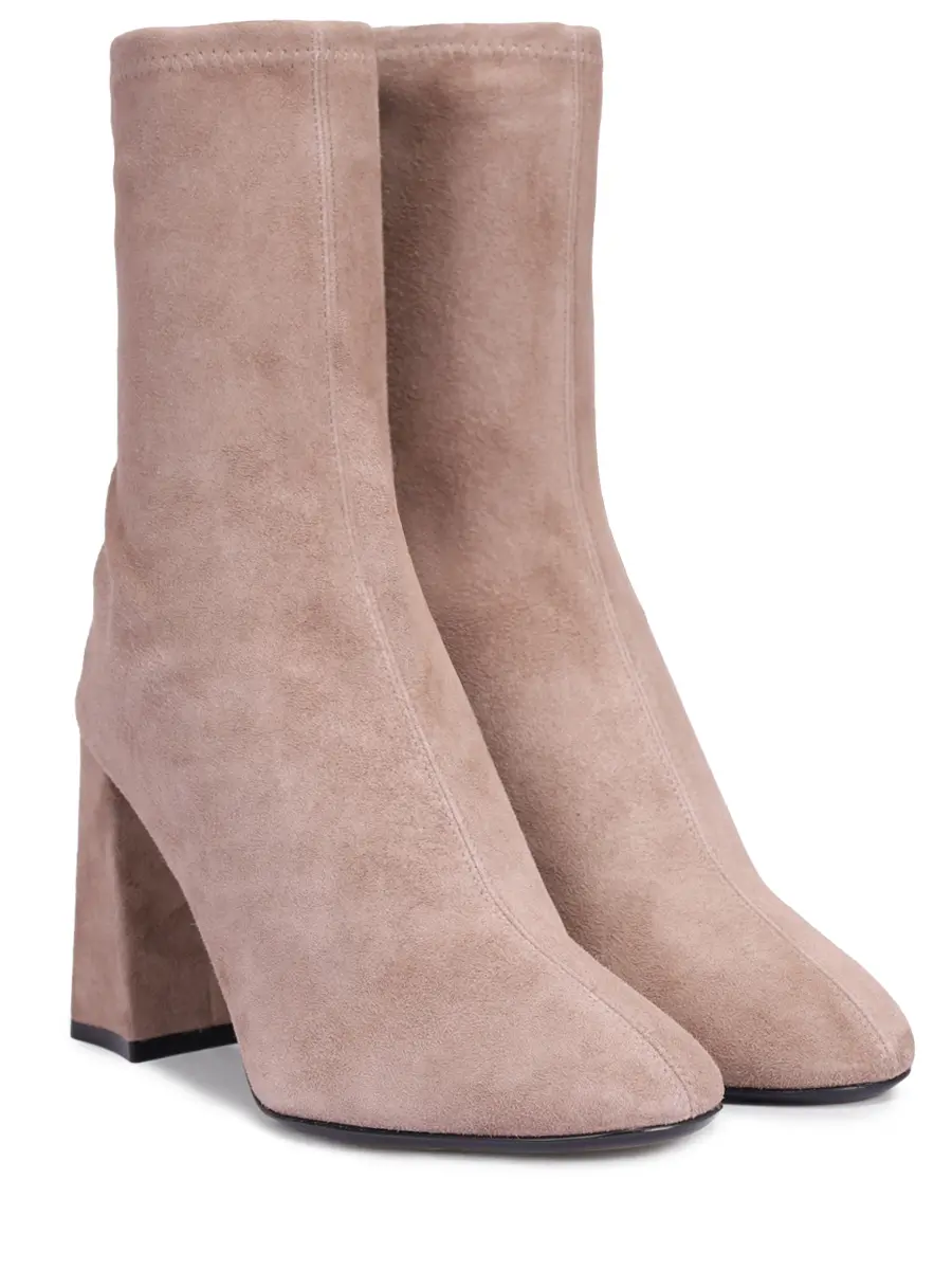 Ботильоны замшевые ALEVI L26W7001.Q.2363681 090 Бежевый  Фото 2