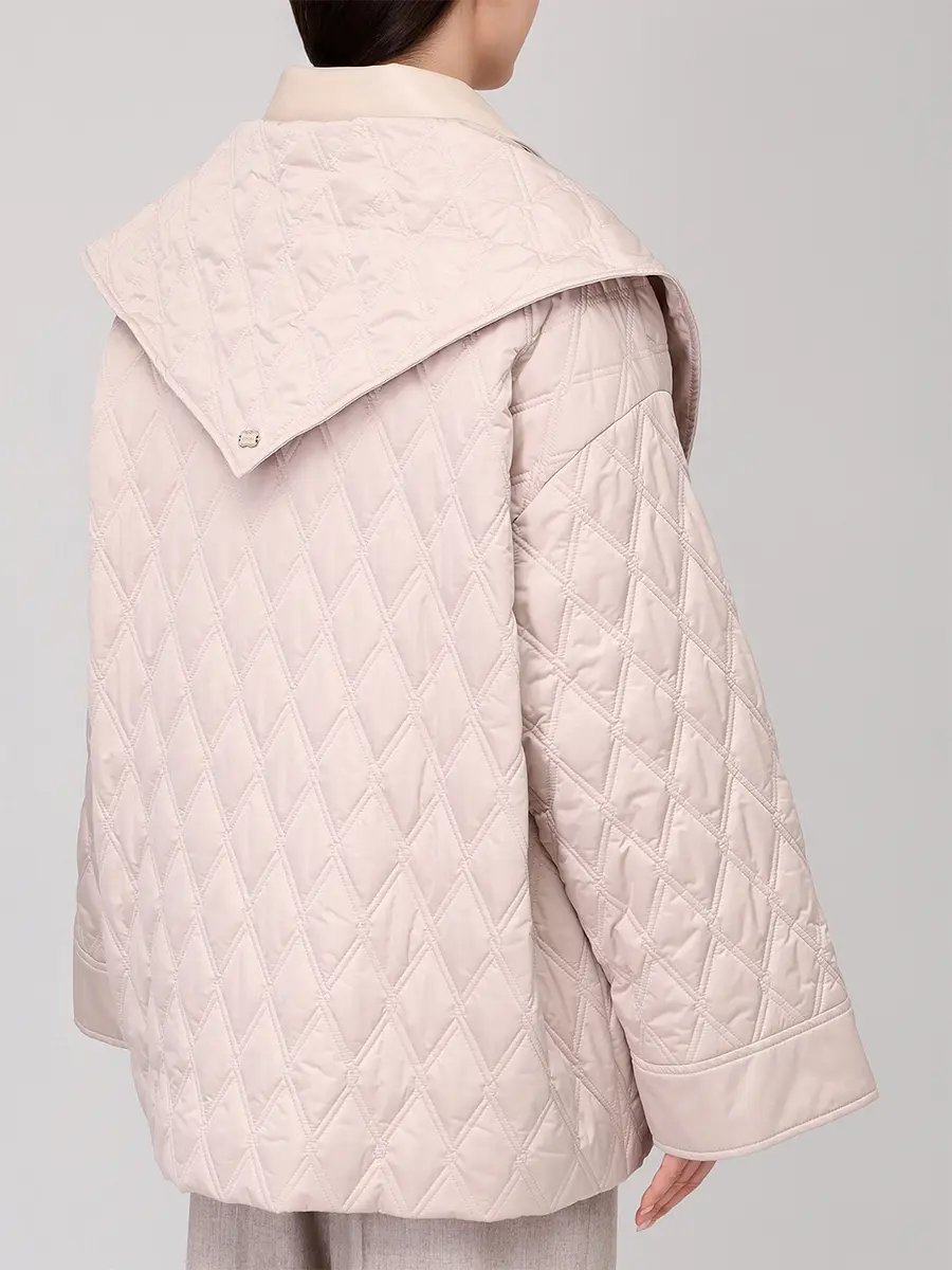 Куртка стеганая AGNONA TH1021U-U6024U-N06 Бежевый  Фото 3