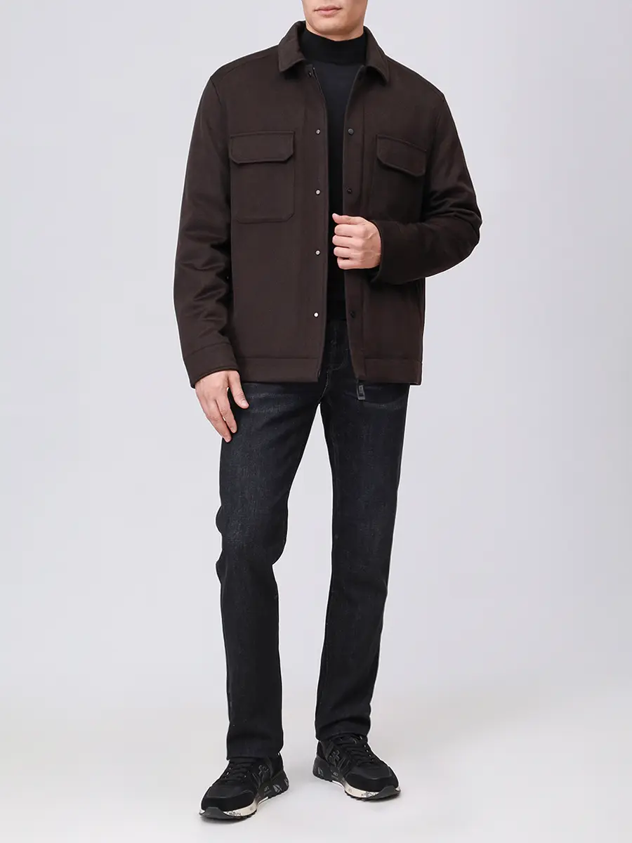 Куртка однотонная DUNO AMLET 211 Черный  Фото 2