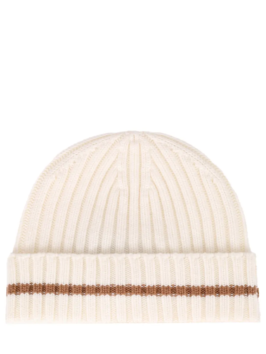 Шапка шерстяная PAUL & SHARK 15357150/010 Белый  Фото 2