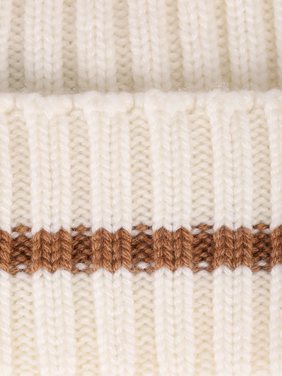 Шапка шерстяная PAUL & SHARK 15357150/010 Белый  Фото 3