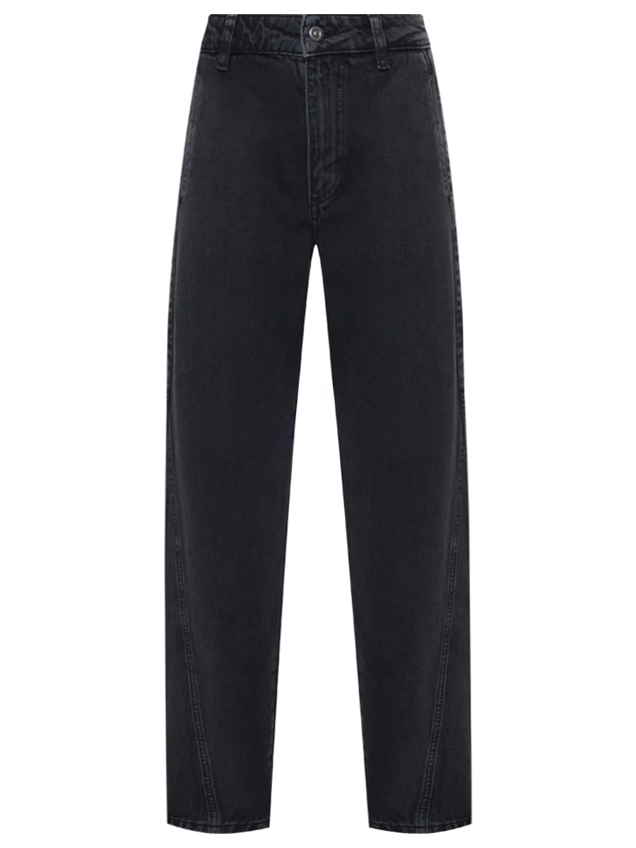 Джинсы из хлопка и лиоцелла BOSS 50542561/029 Серый 