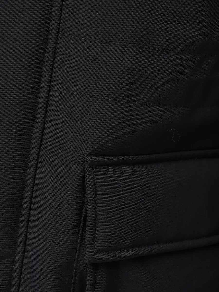 Пуховик однотонный BOSS 50540472/001 Черный  Фото 6