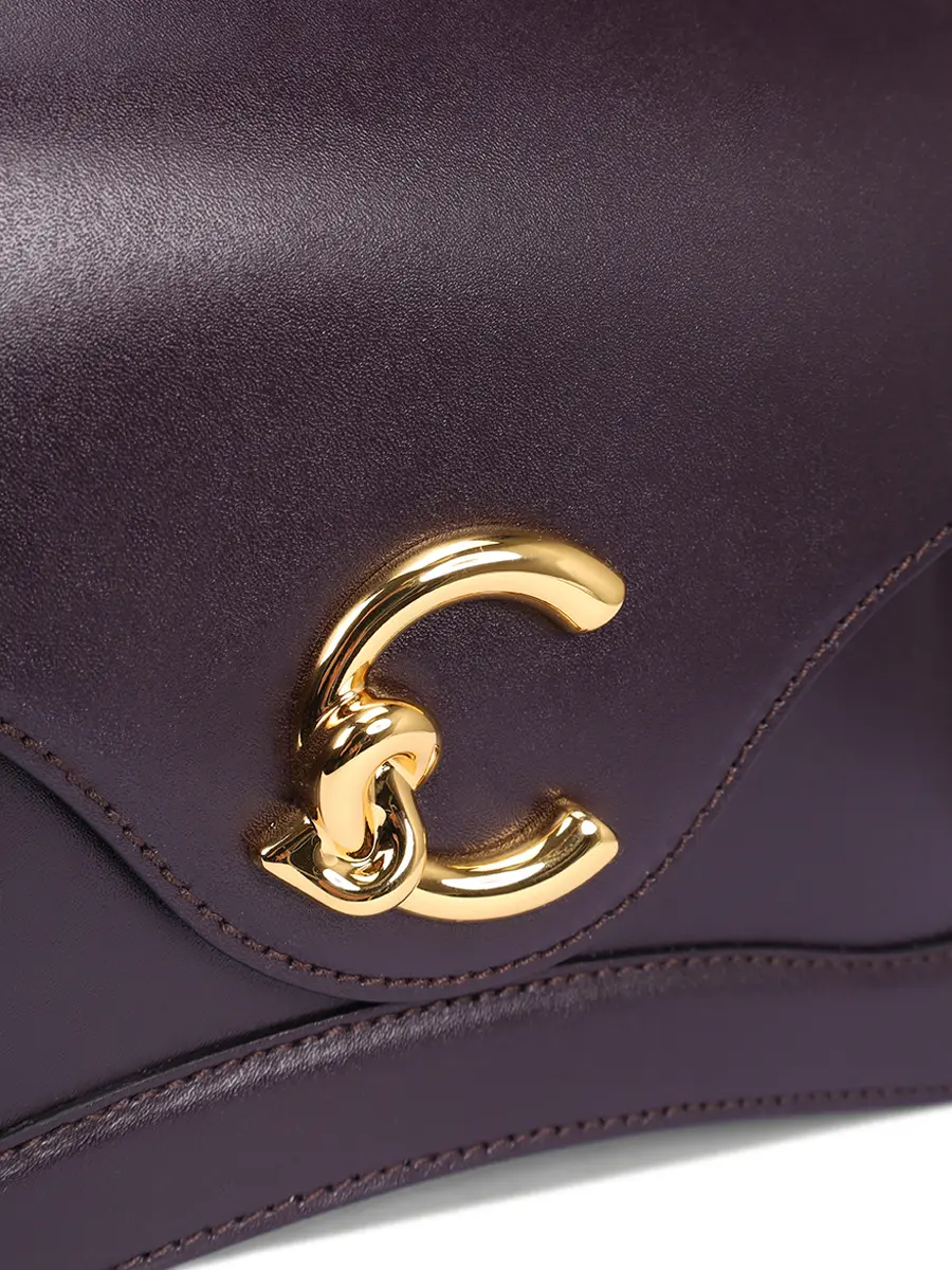 Сумка кожаная C-Me COCCINELLE E1 SSK 18 02 01/V87 Фиолетовый  Фото 5