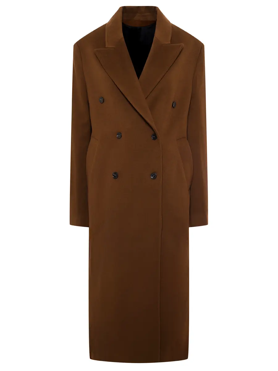 Пальто шерстяное Rosco LOULOU DE SAISON ROSCO Коричневый 