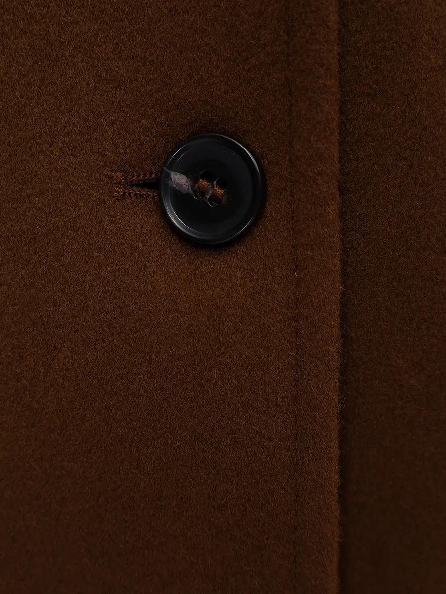 Пальто шерстяное Rosco LOULOU DE SAISON ROSCO Коричневый  Фото 6