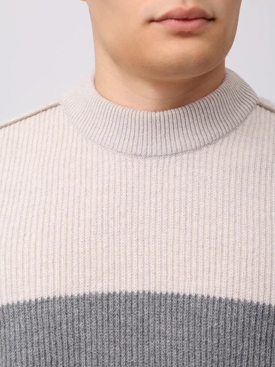 Джемпер шерстяной PAUL & SHARK 15311050/205 Бежевый  Фото 5