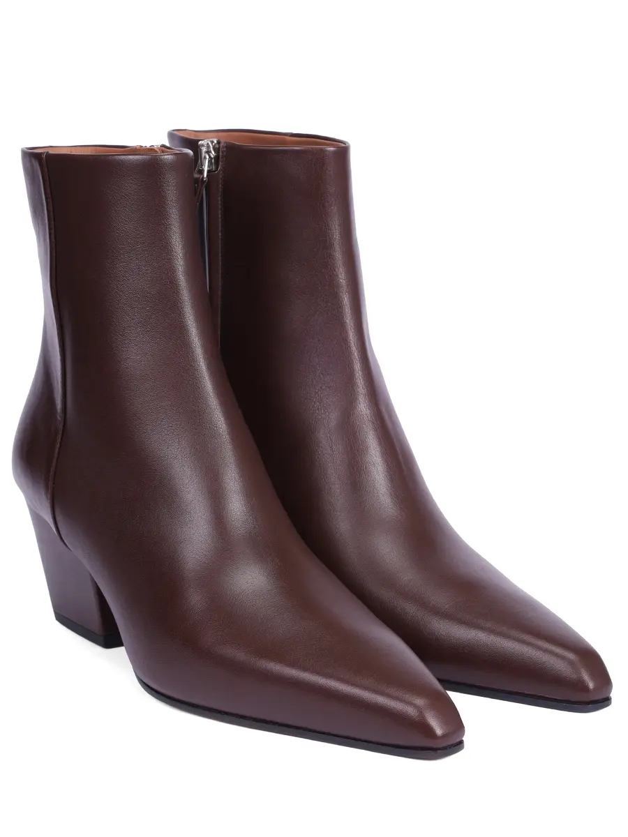 Ботильоны кожаные PARIS TEXAS PX1194-XVT01-JANE ANKLE Коричневый  Фото 2