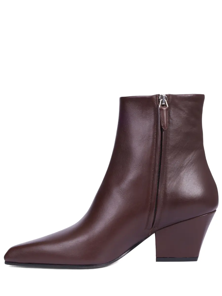 Ботильоны кожаные PARIS TEXAS PX1194-XVT01-JANE ANKLE Коричневый  Фото 3