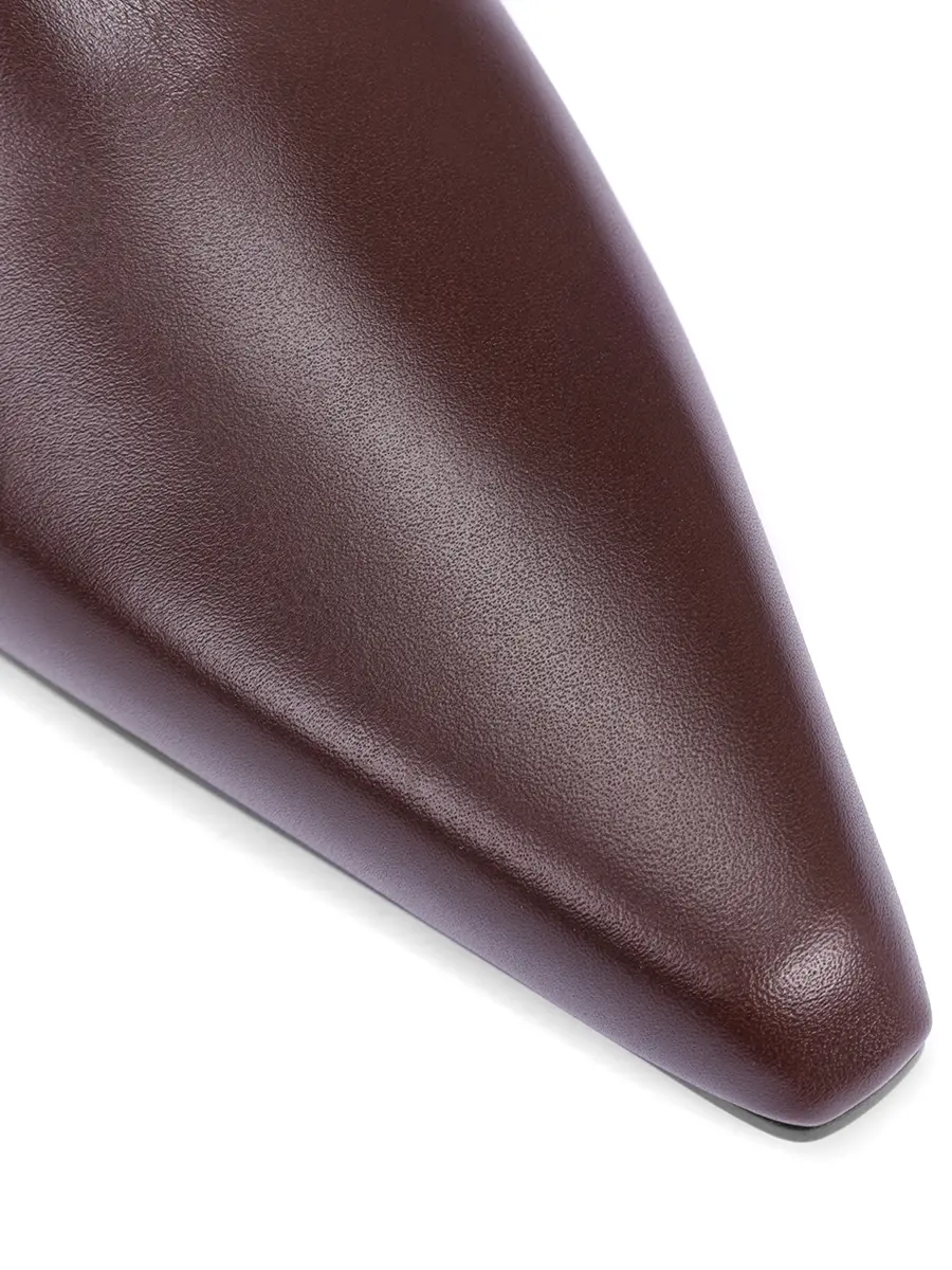 Ботильоны кожаные PARIS TEXAS PX1194-XVT01-JANE ANKLE Коричневый  Фото 5