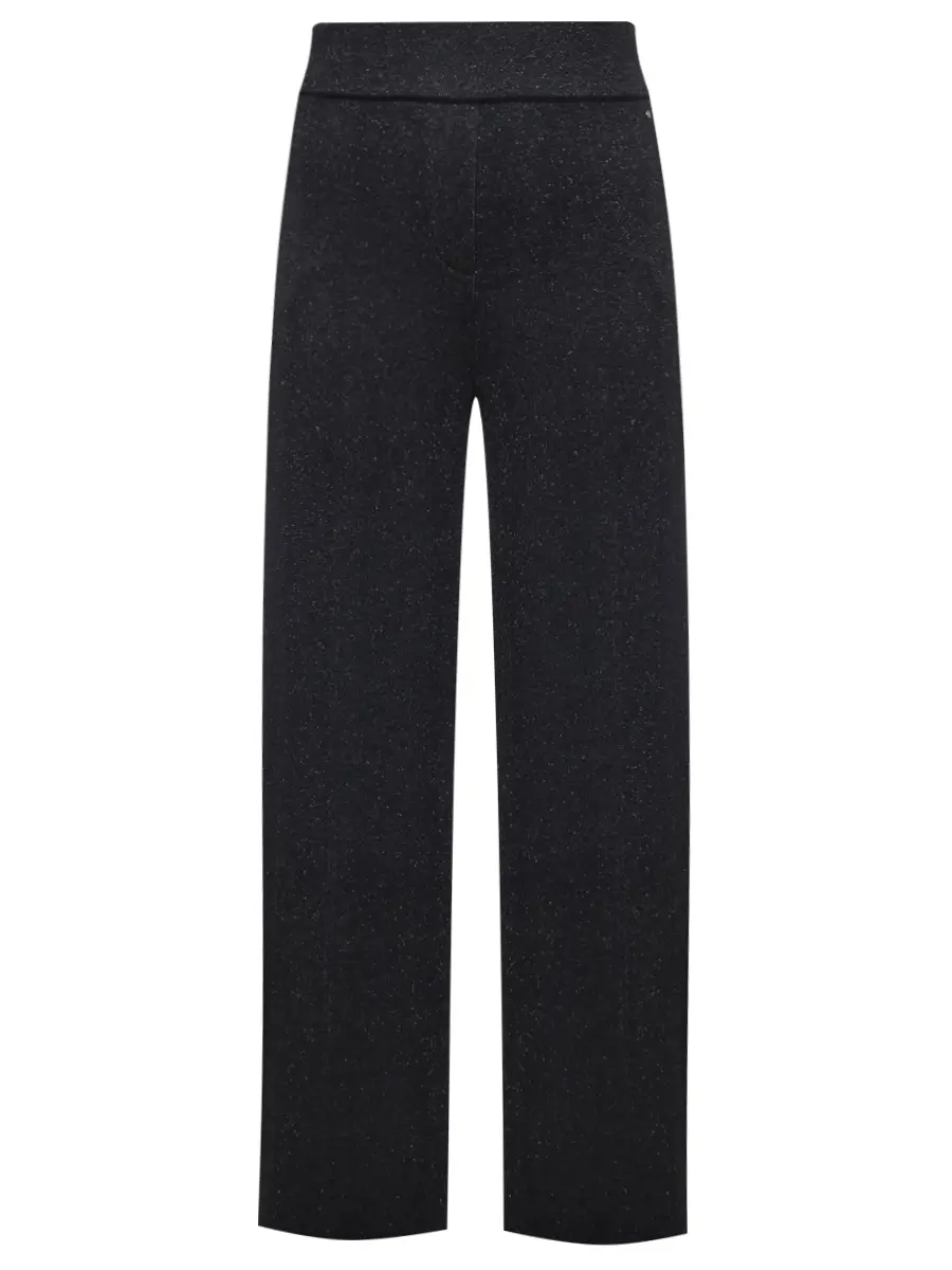 Брюки из шелка и кашемира FREE AGE W26.PT163M.6039.919 Темно- Серый 