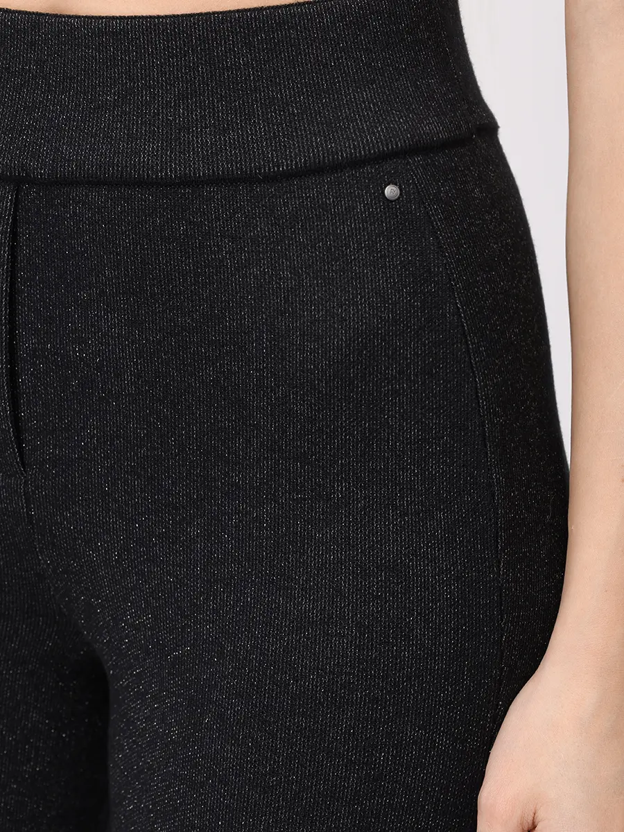 Брюки из шелка и кашемира FREE AGE W26.PT163M.6039.919 Темно- Серый  Фото 5