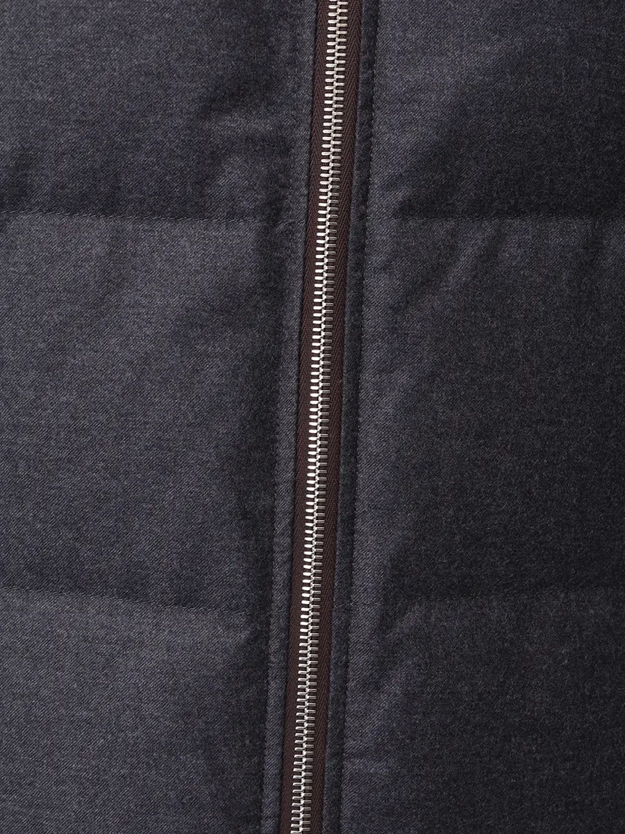 Жилет стеганый YVES SALOMON 26W24EHG00768LSVE Серый  Фото 6