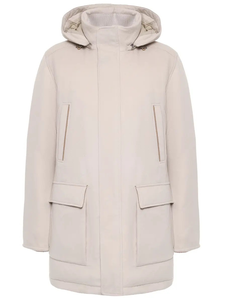 Парка кашемировая CASTANGIA PARKA-HP Кремовый 