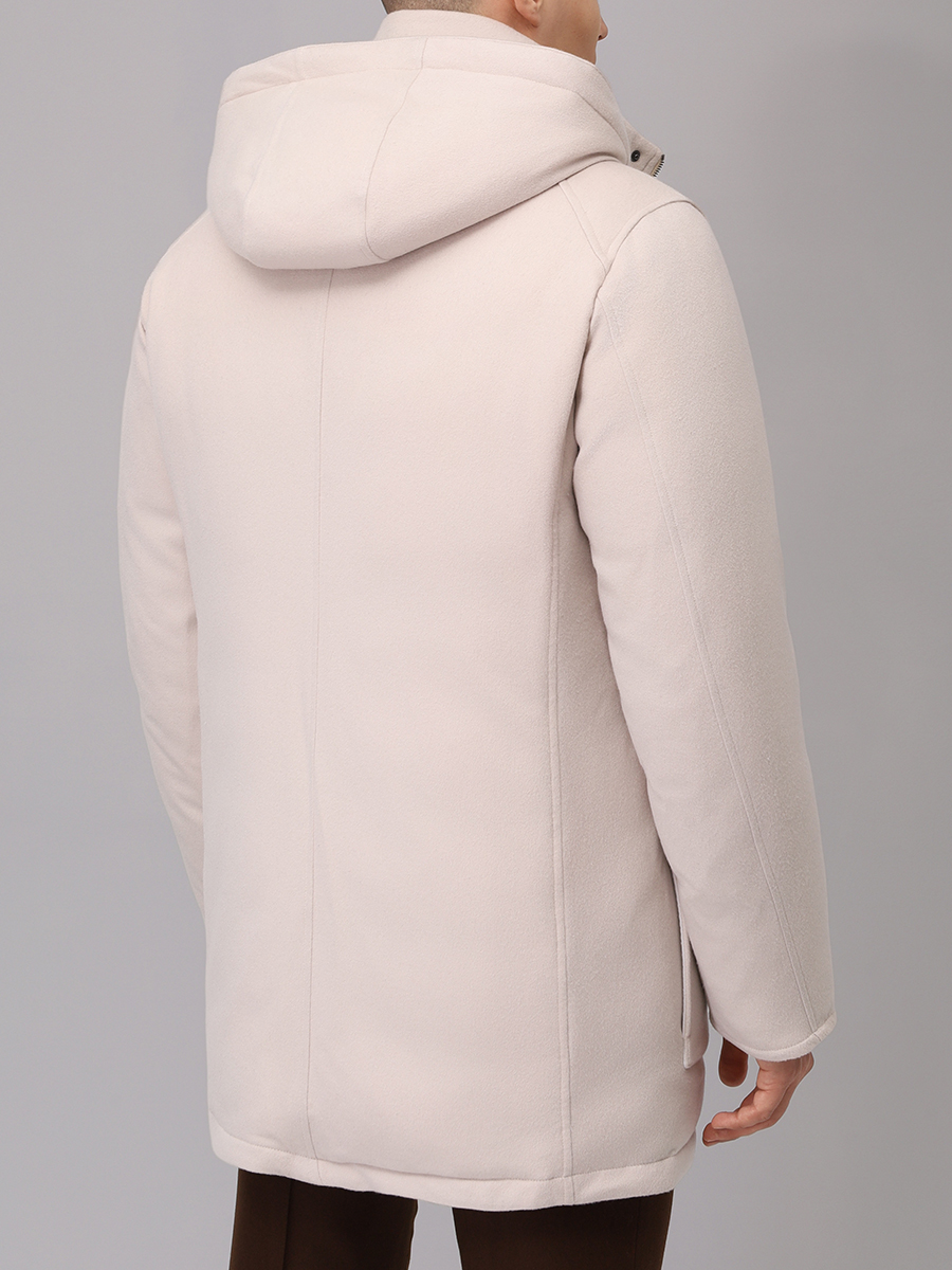 Парка кашемировая CASTANGIA PARKA-HP Кремовый  Фото 3