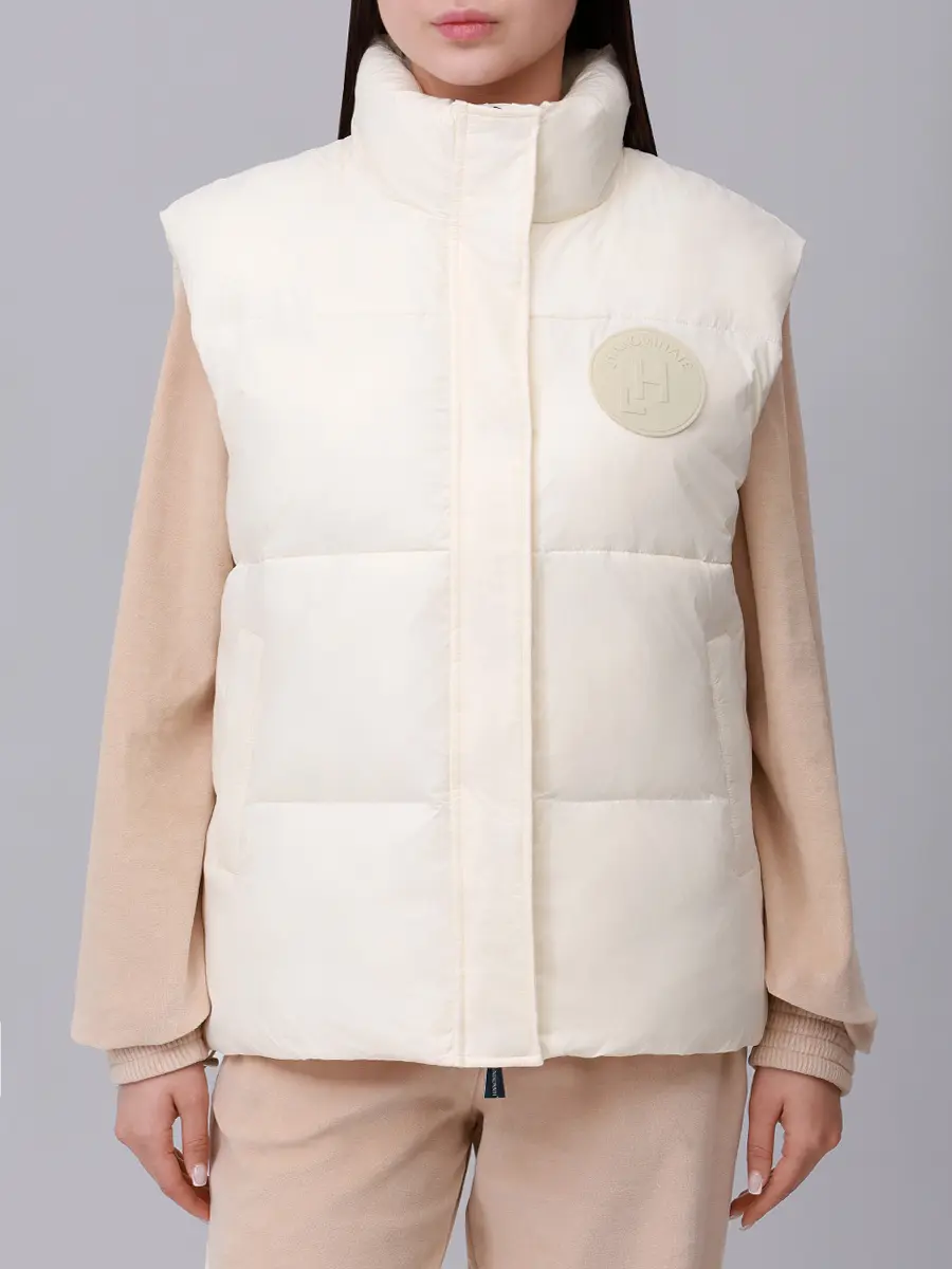 Жилет стеганый HINNOMINATE HMABW01923 Белый  Фото 4