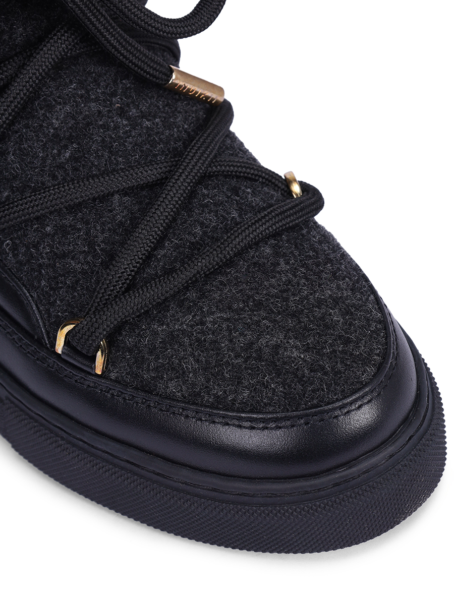 

Ботинки комбинированные на меху, Черный, 1001.003.0321.000