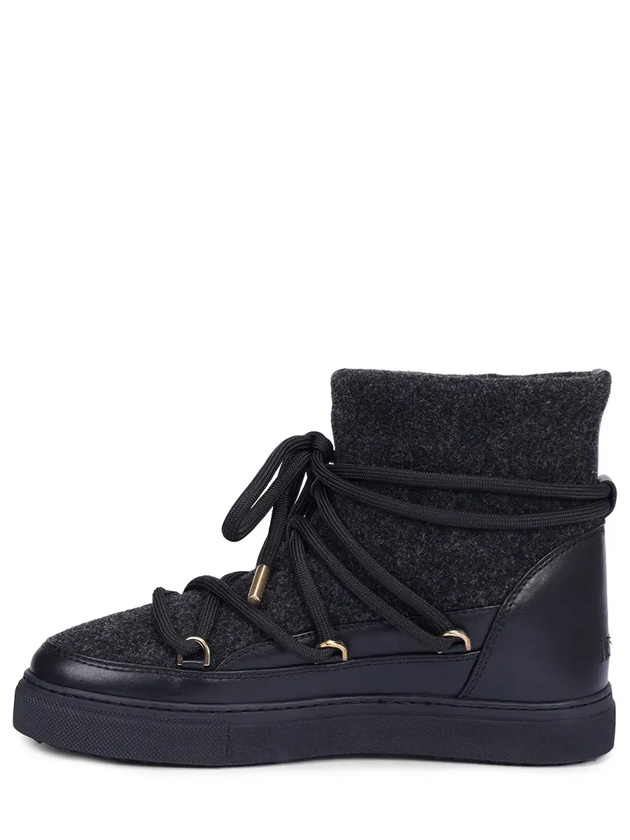 Ботинки комбинированные на меху INUIKII 1001.003.0321.000 Черный  Фото 3