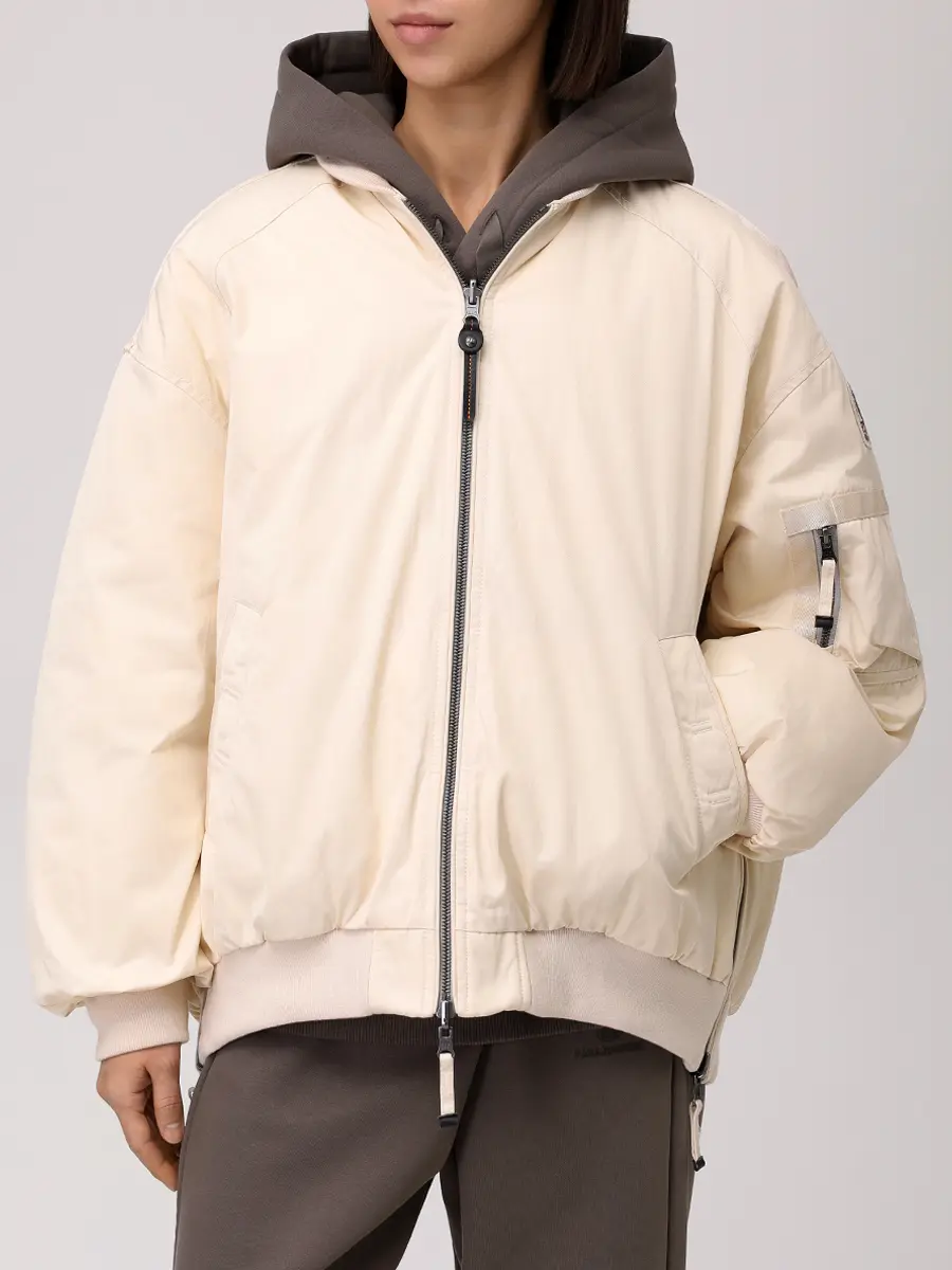 Куртка двусторонняя PARAJUMPERS 25WMPWJKIN32/0775 Кремовый  Фото 5