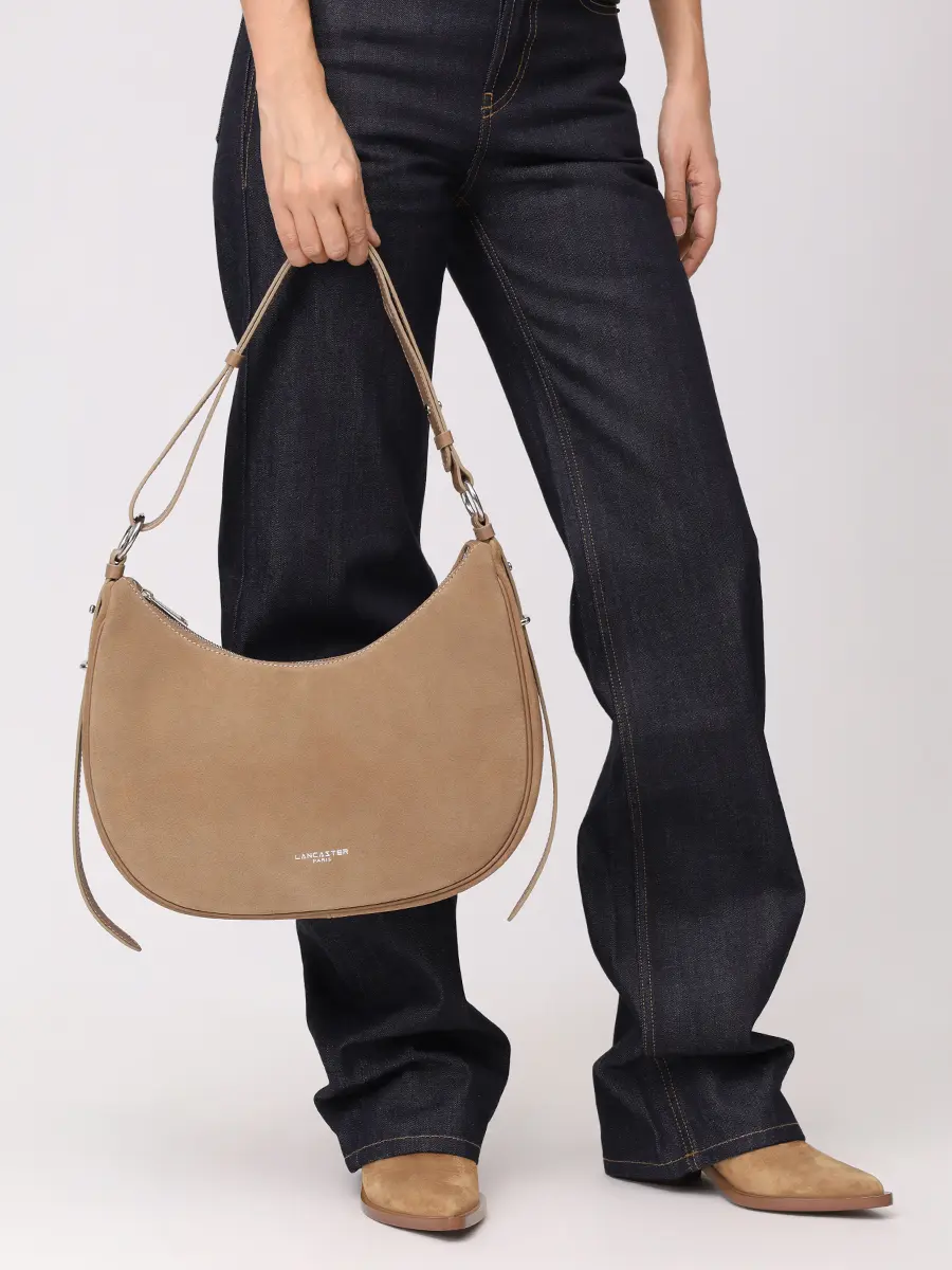 Сумка замшевая LANCASTER 480-082-SABLE Коричневый  Фото 2