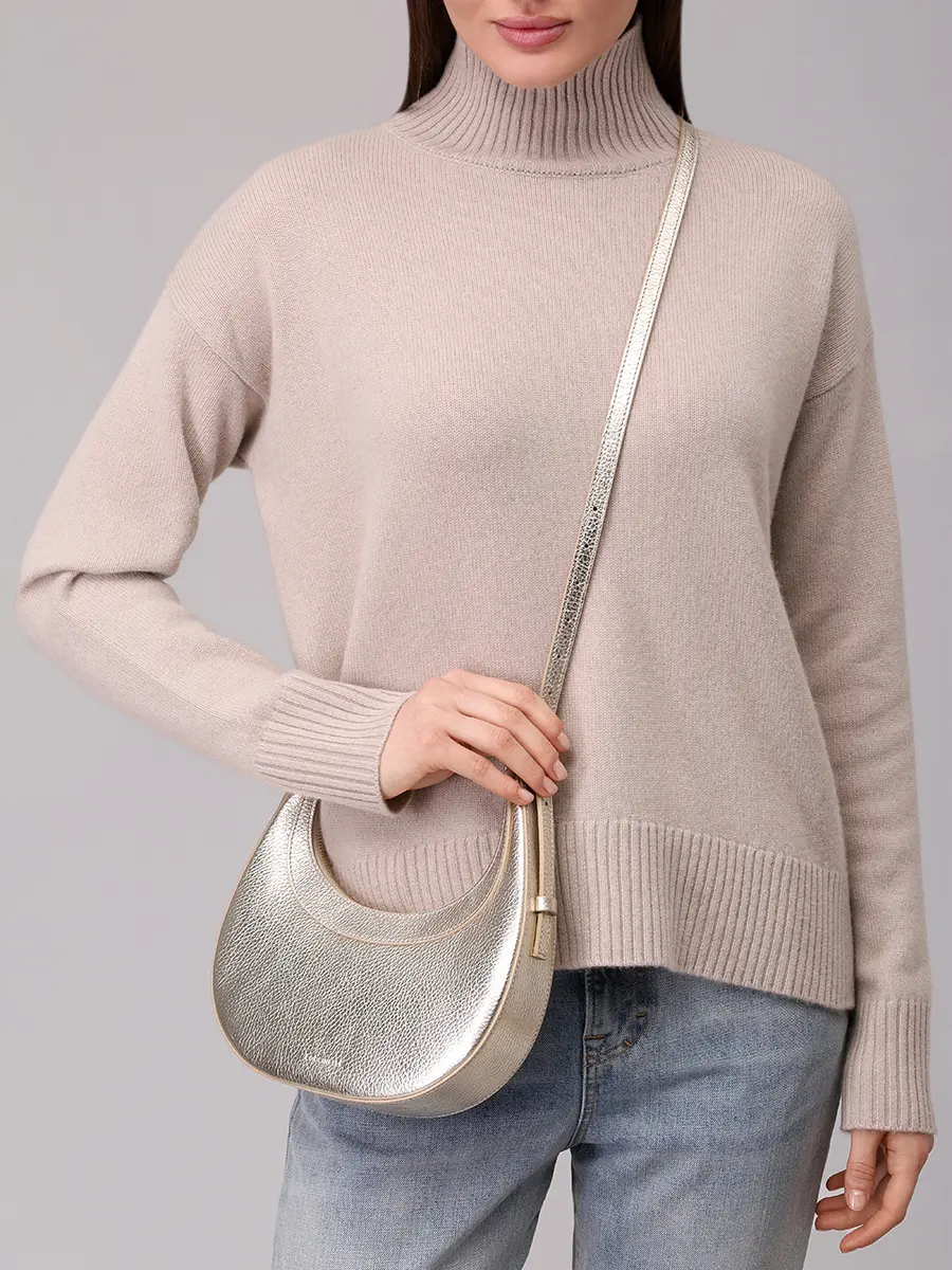 Сумка кожаная Whisper COCCINELLE E5 PIP 53 01 01/J84 Золотой  Фото 2