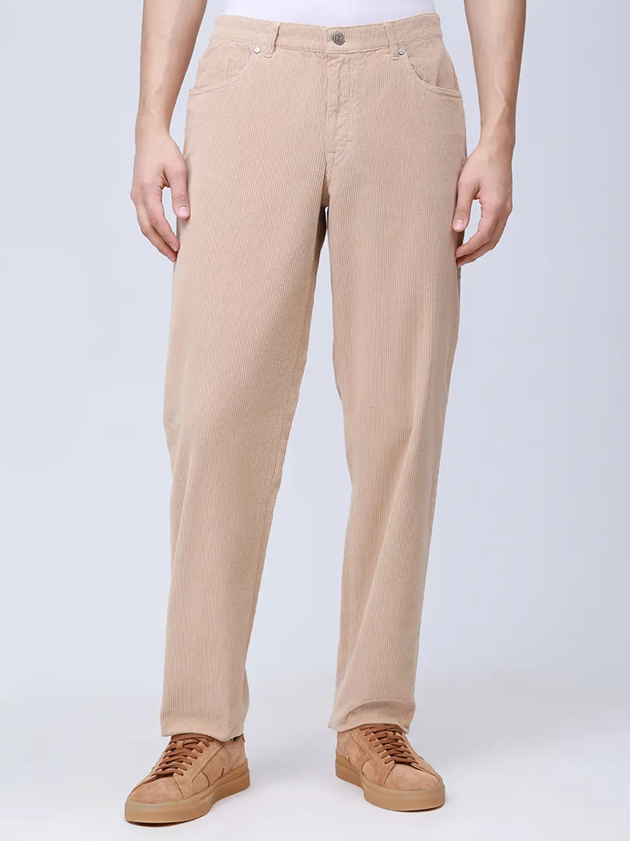 Брюки вельветовые HILTL 70791/72/DEAN Светло- Бежевый  Фото 4