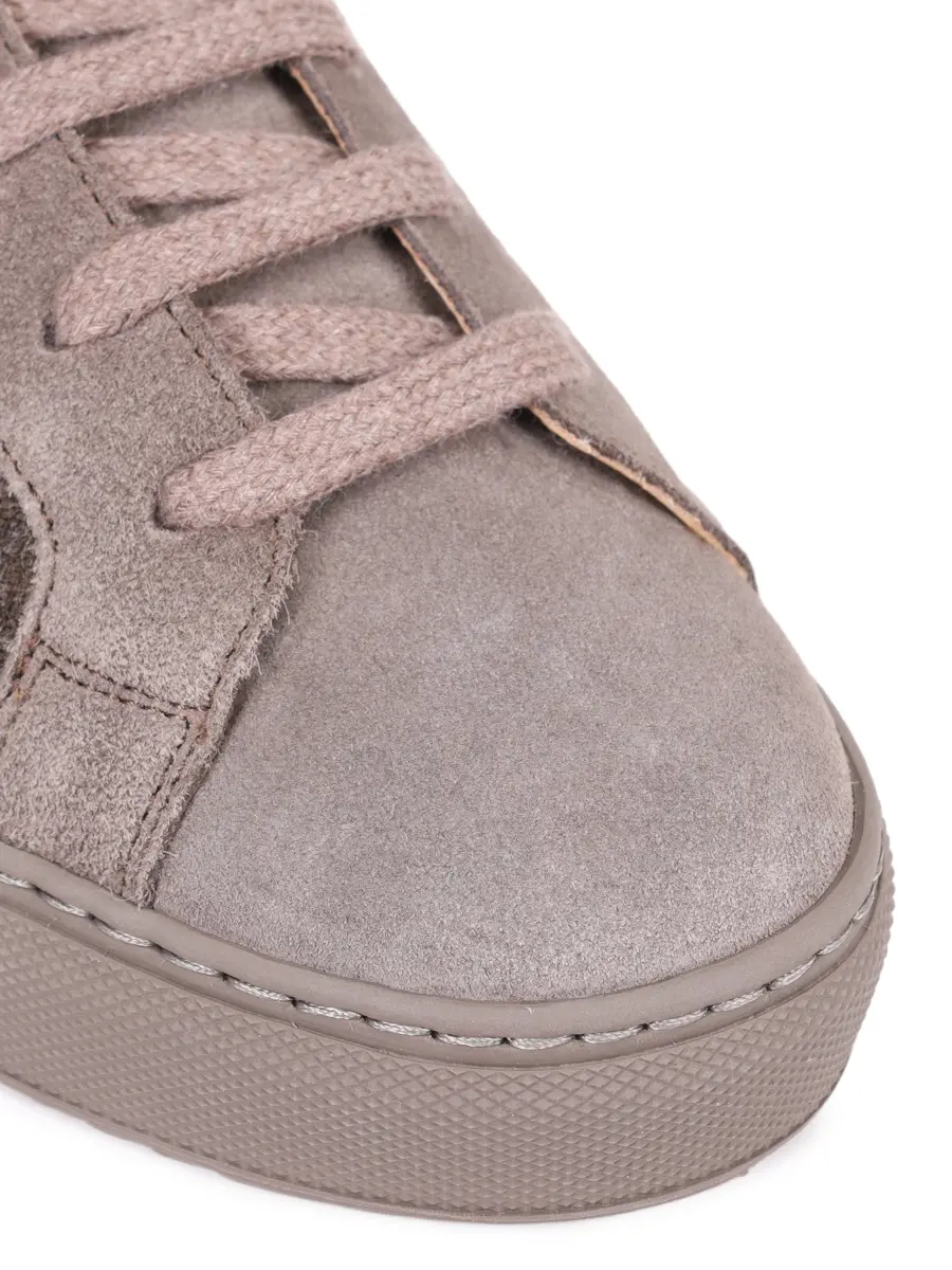 Кеды комбинированные на меху DOUCAL`S DD8824ERICPM724SM39 Бежевый  Фото 5