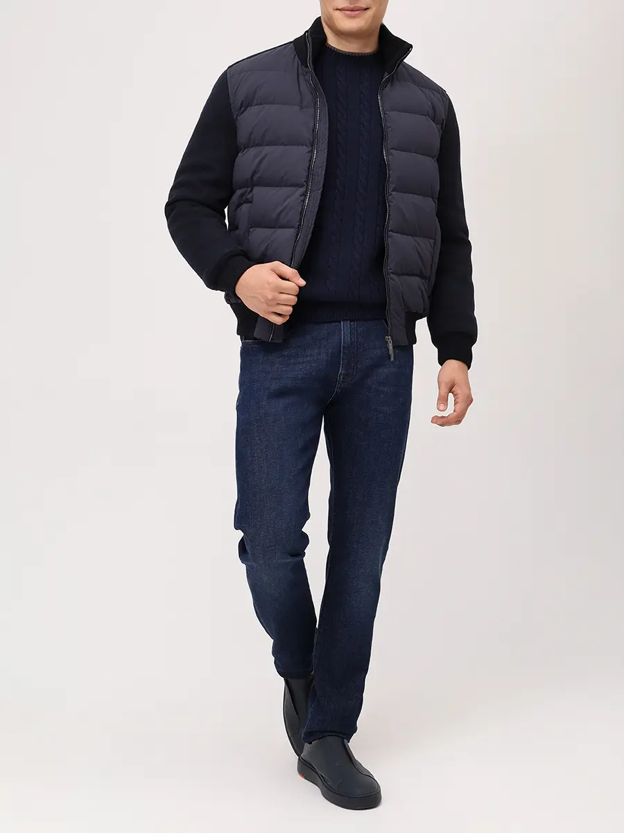 Джемпер шерстяной PAUL & SHARK 15311033/050 Синий  Фото 2