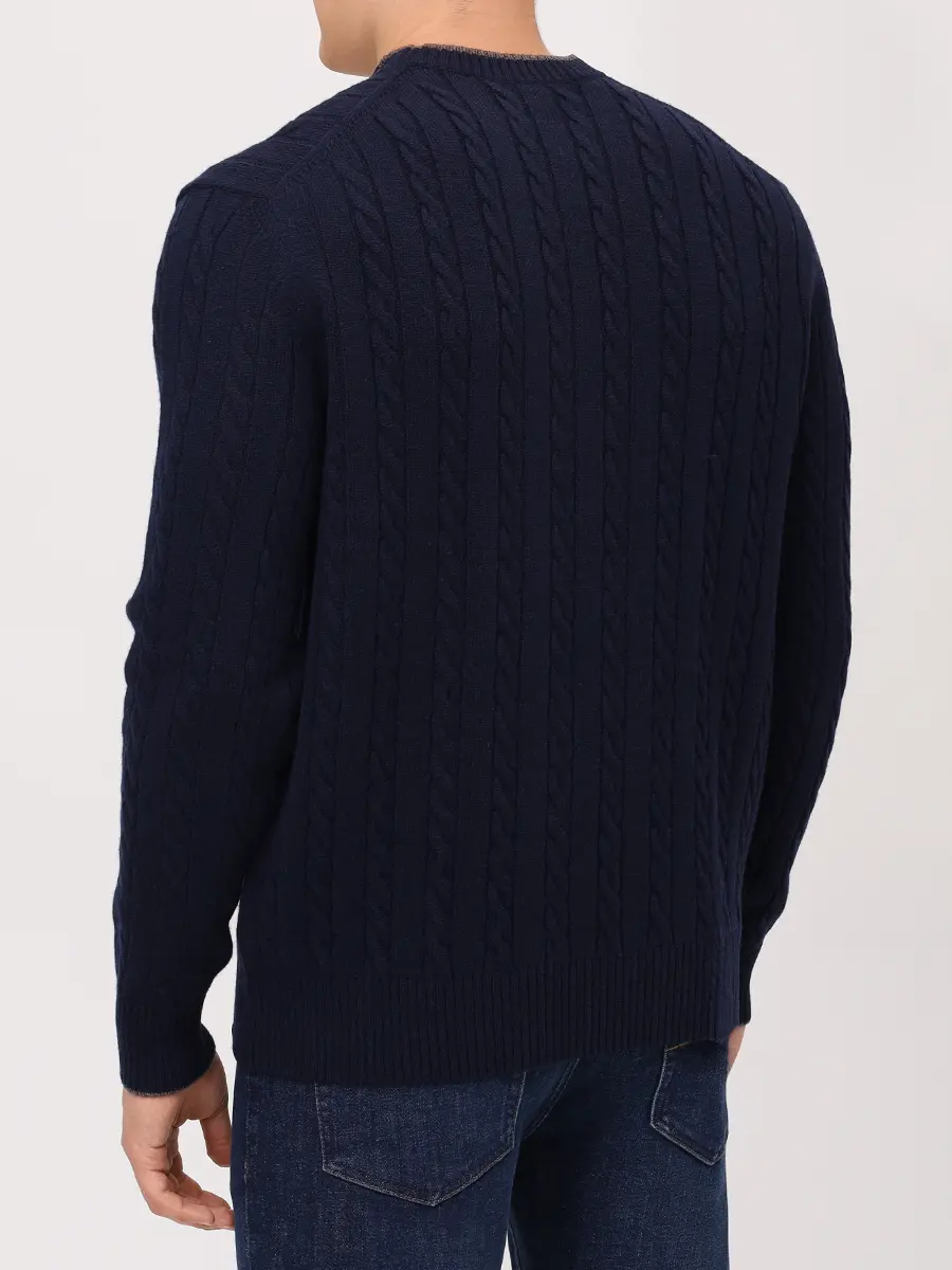 Джемпер шерстяной PAUL & SHARK 15311033/050 Синий  Фото 3