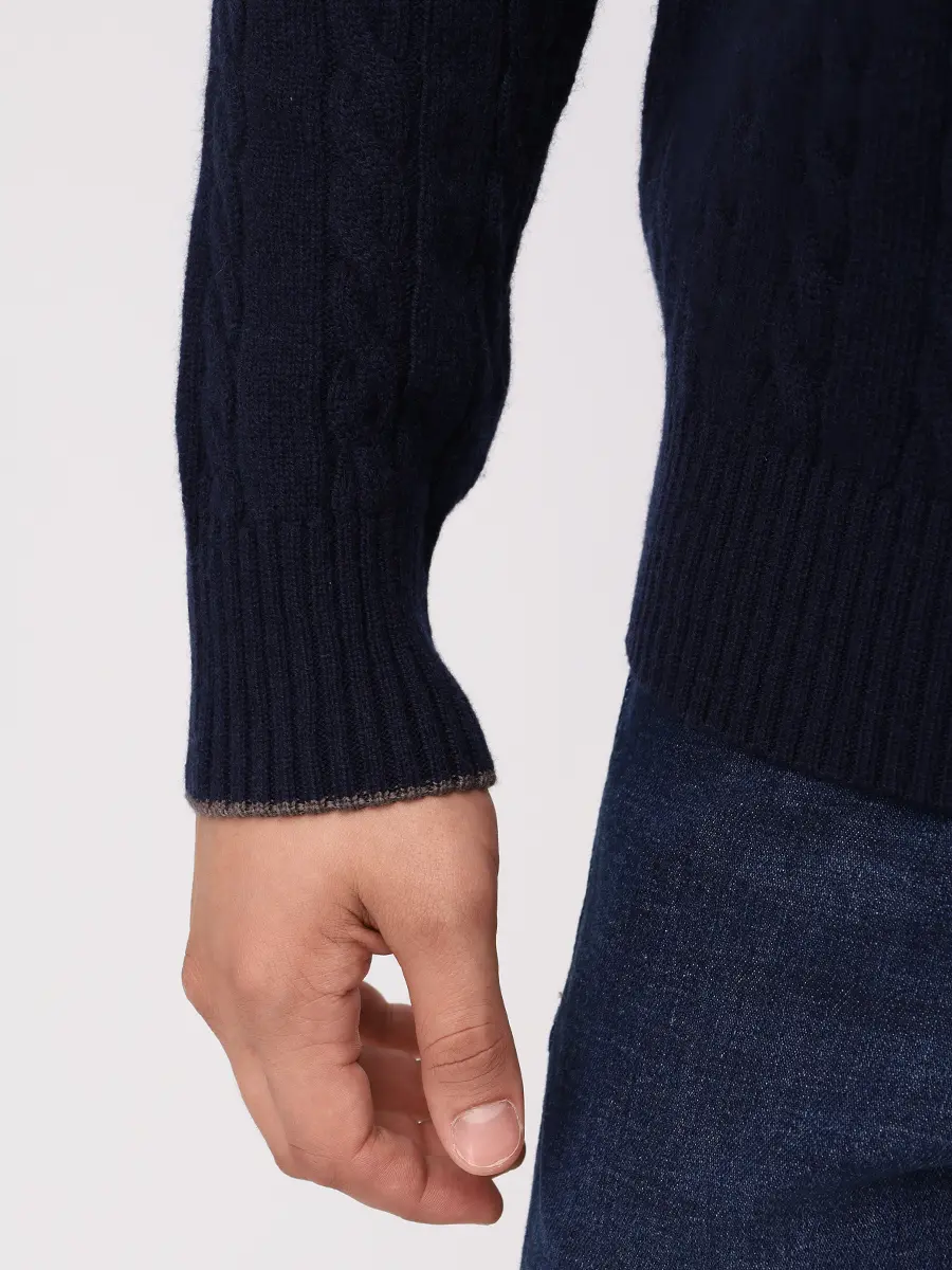 Джемпер шерстяной PAUL & SHARK 15311033/050 Синий  Фото 5