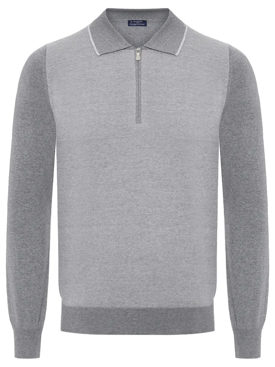 

Поло шерстяное, Серый, BU 7000/25222/1471343508/0090