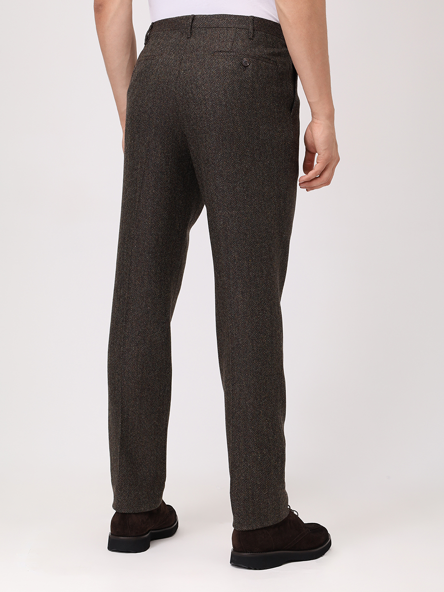 

Брюки шерстяные, Коричневый, 0557P/ 9