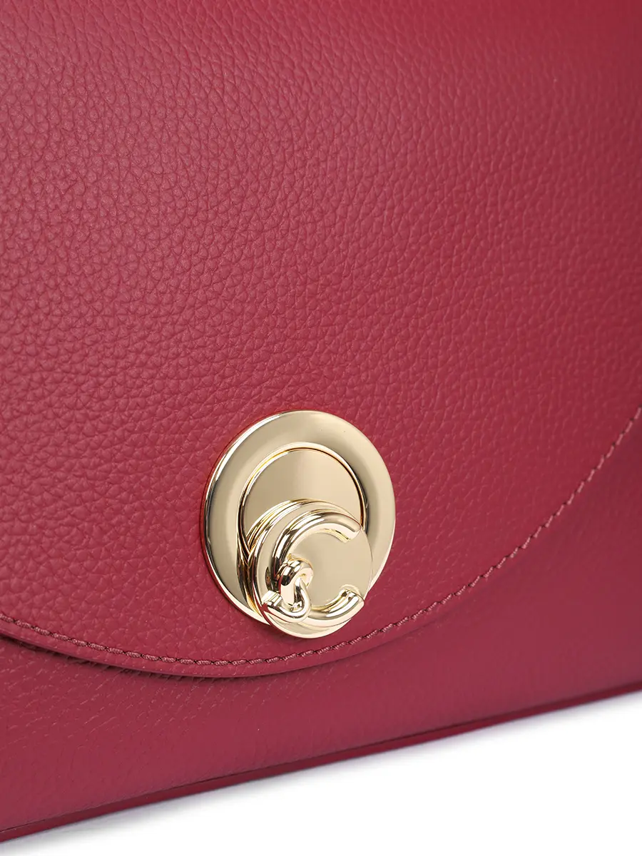 Сумка кожаная Nikla COCCINELLE E1 TOA 12 01 01/612 Бордовый  Фото 5