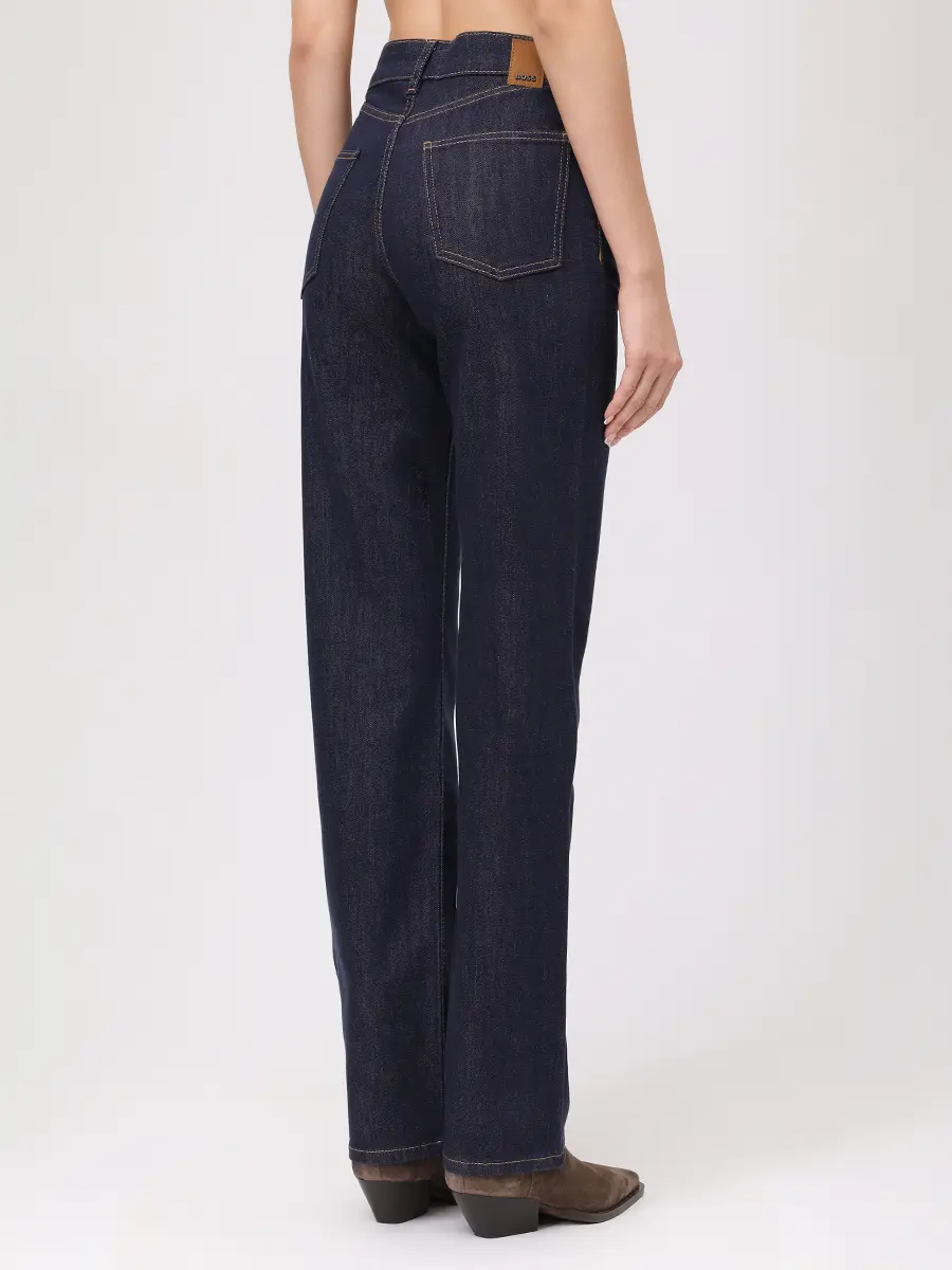 Джинсы хлопковые BOSS 50546329/416 Синий  Фото 3