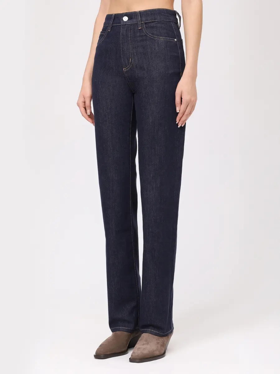 Джинсы хлопковые BOSS 50546329/416 Синий  Фото 4