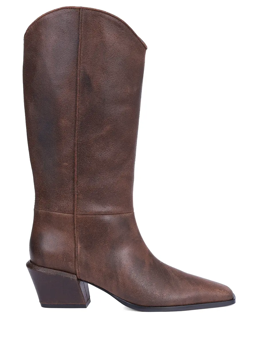 

Казаки кожаные, Коричневый, PX1707-XVTVT-BETTINA BOOT 50