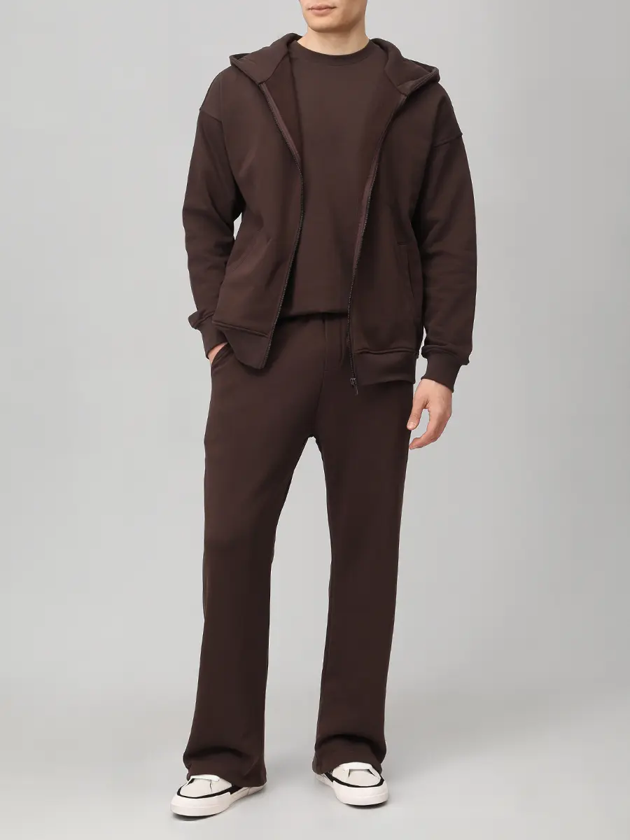 Футболка хлопковая HINNOMINATE HMABM01373 Коричневый  Фото 2