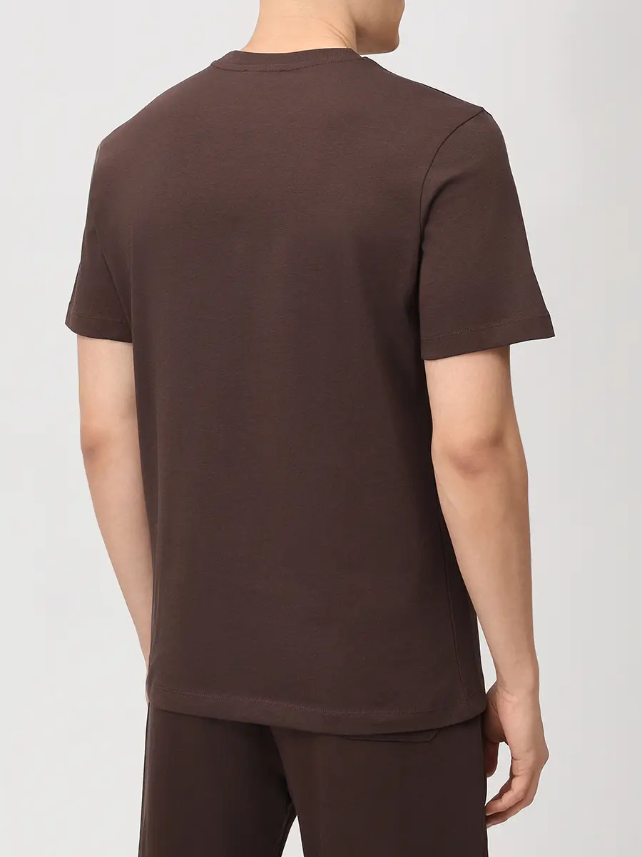 Футболка хлопковая HINNOMINATE HMABM01373 Коричневый  Фото 3