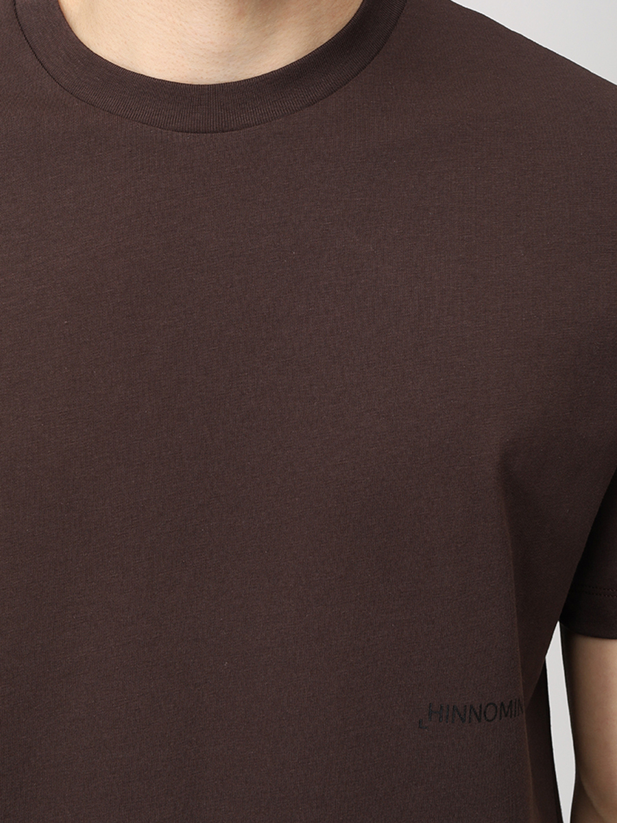 Футболка хлопковая HINNOMINATE HMABM01373 Коричневый  Фото 5