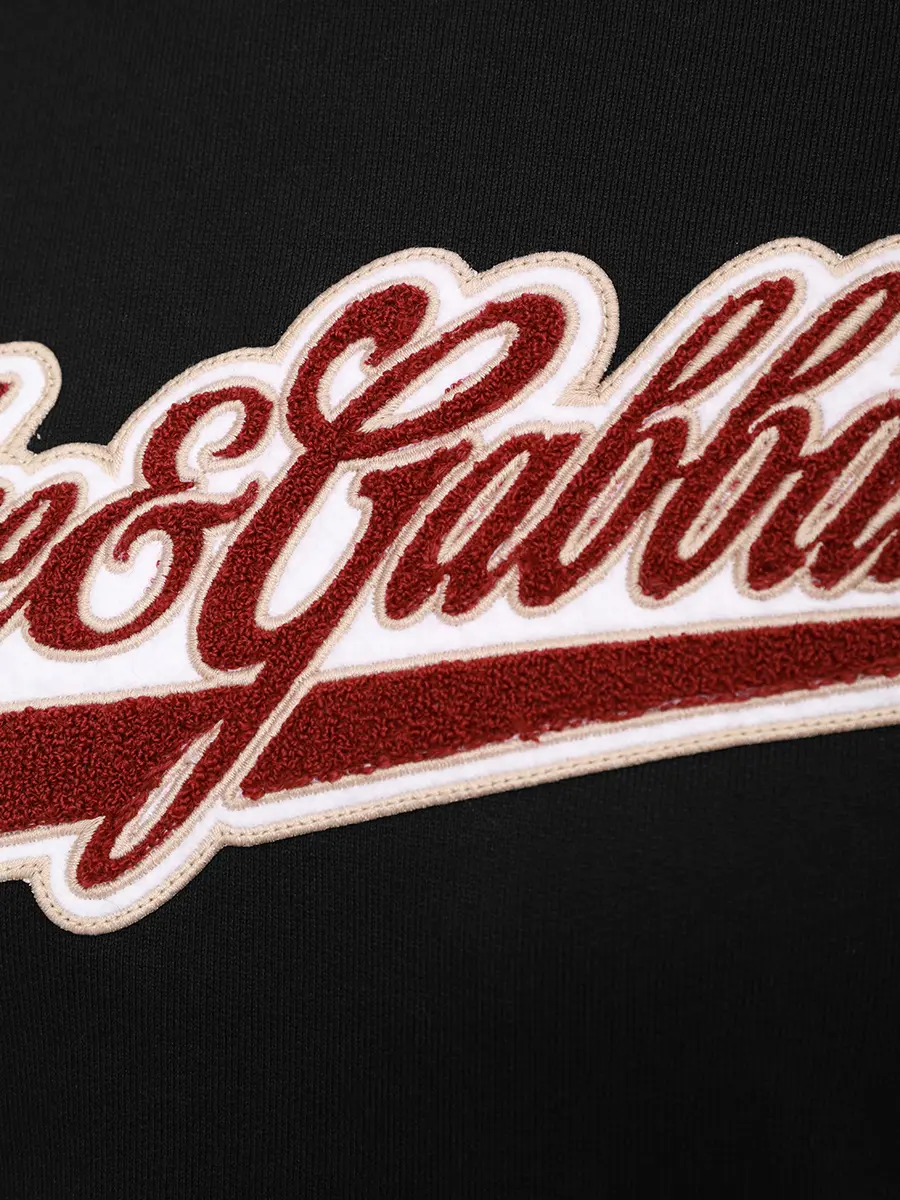 Толстовка хлопковая DOLCE & GABBANA F9S50Z GDDAI N0000 Черный  Фото 6